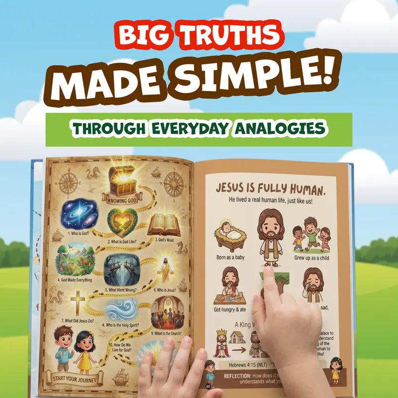 Systematic Theology for Kids - 88 Visual Concepts, NLT Bible Verses, Easy Explanations