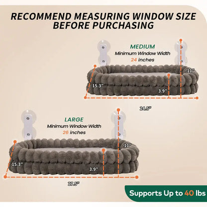 Folding Window Hammock for Cats and Small Dogs