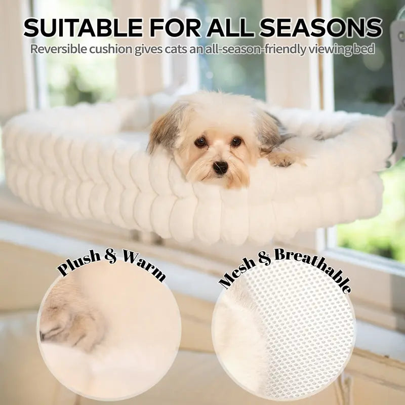 Folding Window Hammock for Cats and Small Dogs