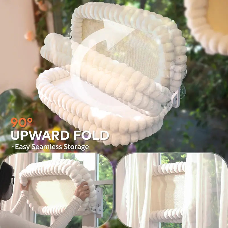 Folding Window Hammock for Cats and Small Dogs
