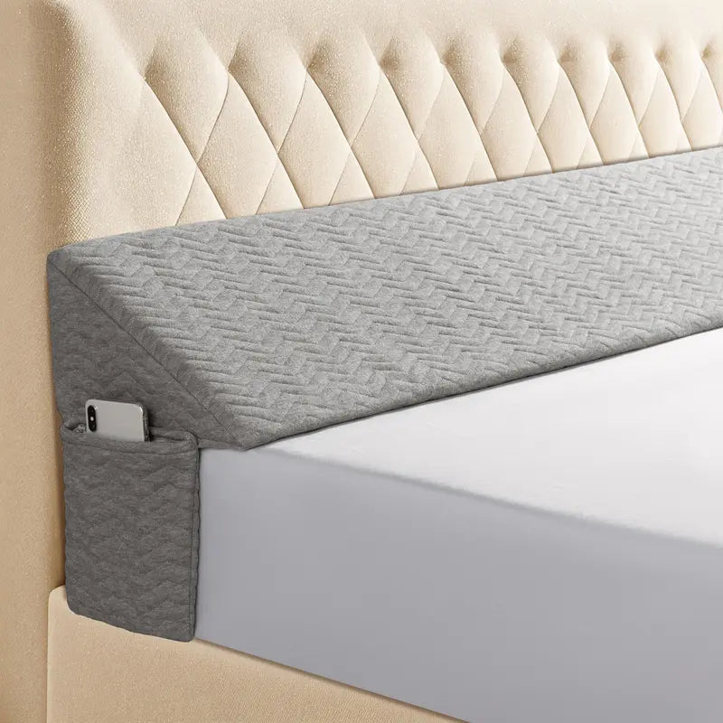 Sonoro Kate Home Bed Wedge Pillow For Headboard, Mattress Gap Filler, Triangle Bloster Pillow Wedge