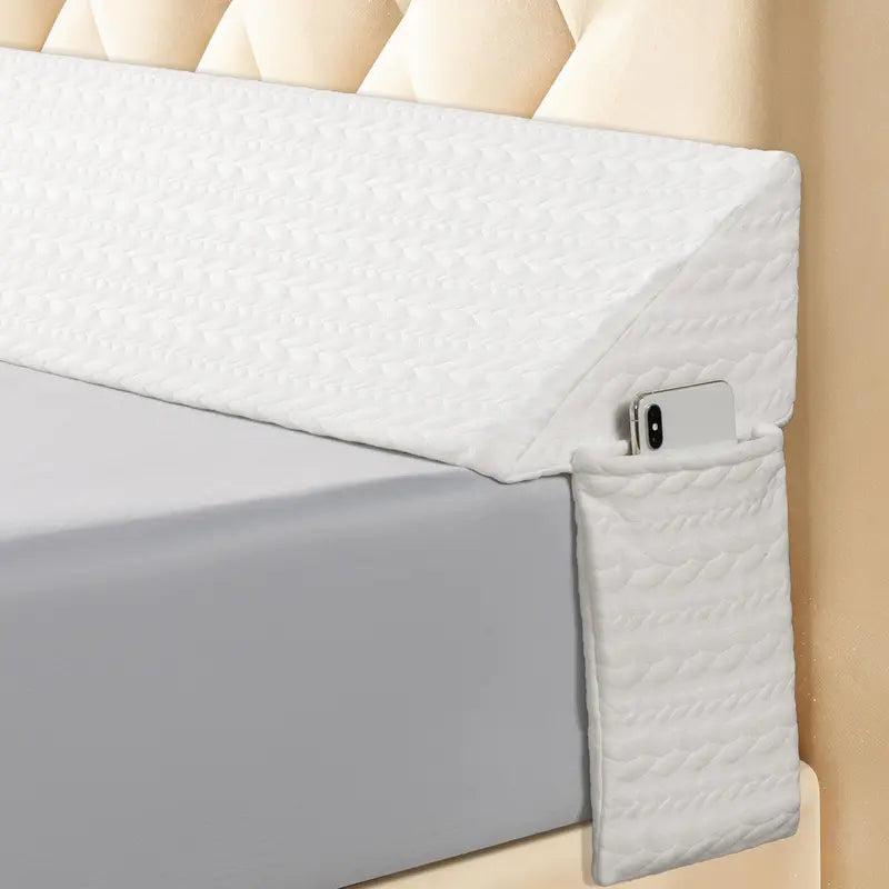 Sonoro Kate Home Bed Wedge Pillow For Headboard, Mattress Gap Filler, Triangle Bloster Pillow Wedge