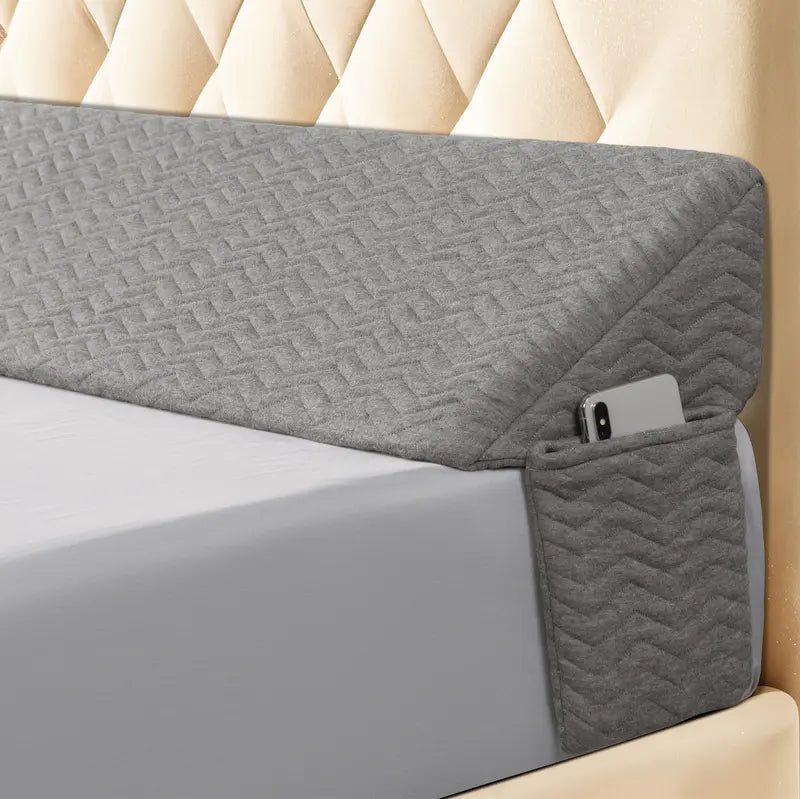 Sonoro Kate Home Bed Wedge Pillow For Headboard, Mattress Gap Filler, Triangle Bloster Pillow Wedge