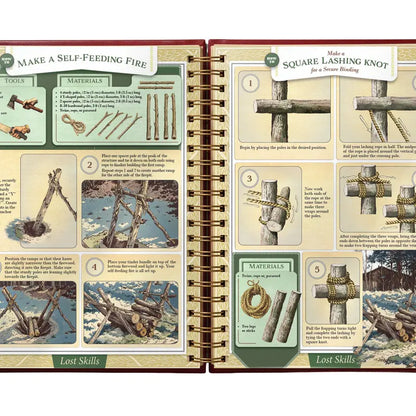 The Lost Skills of Independence Book | 200 Life-Saving Skills for Home Projects, Survival, Emergencies, Food Preservation, Herbal Remedies, Mindset, and More