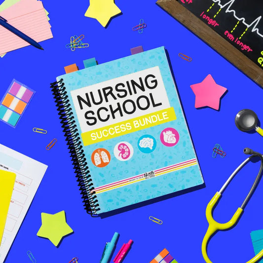 Nursing School Success Bundle for Neuro, Pharmacology, Endocrine, Cardiac, Gastrointestinal Medical Topics [Spiral Bound]