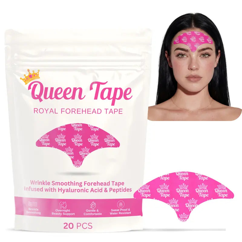 Forehead Tape – Wrinkle Smoothing Overnight Forehead Tape Skincare Infused Anti-Aging - Smooth Forehead, 11's, Crows Feet, (20 PCS)