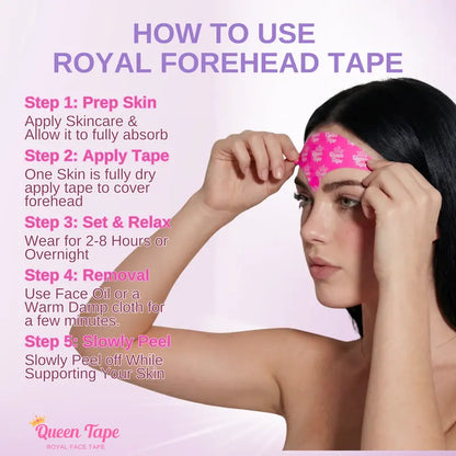 Forehead Tape – Wrinkle Smoothing Overnight Forehead Tape Skincare Infused Anti-Aging - Smooth Forehead, 11's, Crows Feet, (20 PCS)